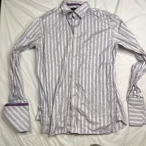 Ted Baker London Button Down Long Sleeve Cuff Dress Shirt Sz 16.5 L050523